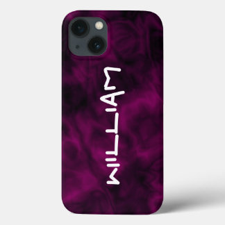 Gepersonaliseerd Abstract Paars iPhone Hoest Hoesj Case-Mate iPhone Case