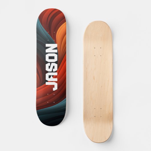 Gepersonaliseerd Abstract Persoonlijk Skateboard (Voorkant)
