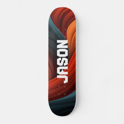 Gepersonaliseerd Abstract Persoonlijk Skateboard (Voorkant)