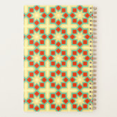 Gepersonaliseerd Abstract Retropatroon Planner (Achterkant)