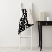 Gepersonaliseerd Abstract Terrazzo Black & White P Sherpa Deken (In situ)