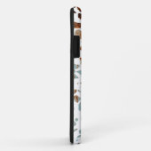 Gepersonaliseerd Abstract Terrazzo Brown & Blue Pa Case-Mate iPhone Case (Achterkant/rechts)