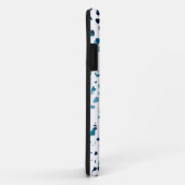 Gepersonaliseerd Abstract "Terrazzo Mosaic Blue Pa Case-Mate iPhone Case (Achterkant/rechts)