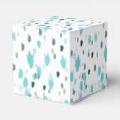 Gepersonaliseerd Abstracte Art Splash van Kleur Gr Bedankdoosjes (Achterkant)