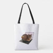 Gepersonaliseerd Abyssinian Cats Shopping Tas (Achterkant)