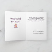 Gepersonaliseerd achterkleinzoon Kind Verjaardag G Aankondiging (Binnen)