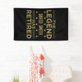 Gepersonaliseerd achterste legende spandoek (Insitu)