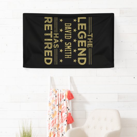 Gepersonaliseerd achterste legende spandoek (Insitu)