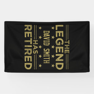 Gepersonaliseerd achterste legende spandoek