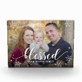 Gepersonaliseerd acrylfotoblok zonder verzegeld se fotoblokken (Voorkant)