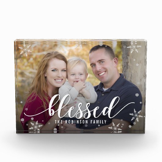 Gepersonaliseerd acrylfotoblok zonder verzegeld se fotoblokken (Voorkant)