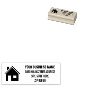 Gepersonaliseerd adres Rubber Stamp Sjabloon Rubberstempel (Gestempeld)