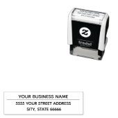 Gepersonaliseerd adres Self-inking Stamp Sjabloon Zelfinktende Stempel (In situ)