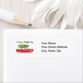 Gepersonaliseerd Adresetiketten Kerst Etiket (Insitu)