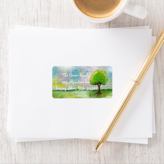 Gepersonaliseerd adreslabel voor verzending etiket (Insitu)