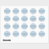 GEPERSONALISEERD ADRESLABEL :: zoetheid 1 Ronde Sticker (Vel)