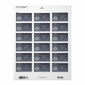 Gepersonaliseerd adreslabels voor retourzendingen etiket (Full Sheet)