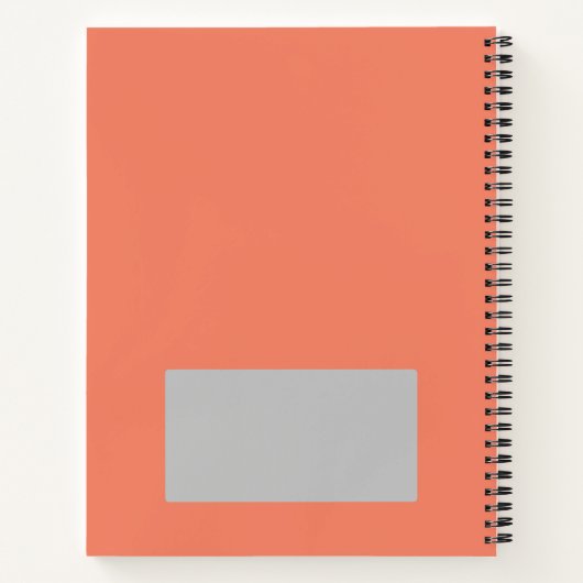 Gepersonaliseerd Afbeelding Beste team Notitieboek (Achterkant)