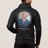 Gepersonaliseerd Afbeelding in het liefhebben van  Hoodie (Achterkant)