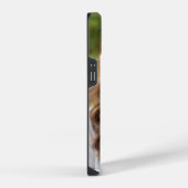 Gepersonaliseerd afbeelding modern script Naam lie iPhone Hoesje (Rechterkant)