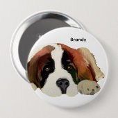 Gepersonaliseerd Afbeelding & naam of kopen als-is Ronde Button 4,0 Cm (Voorkant /achterkant)