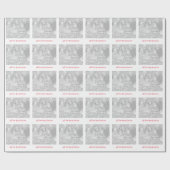 Gepersonaliseerd Afbeelding- of fotobericht met op Cadeaupapier (Vlak)