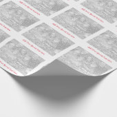 Gepersonaliseerd Afbeelding- of fotobericht met op Cadeaupapier (Hoek)