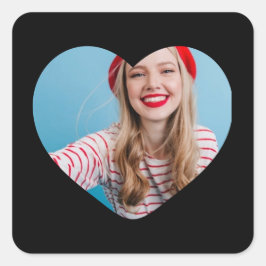 Gepersonaliseerd afbeelding sticker hart