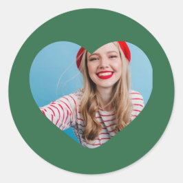 Gepersonaliseerd afbeelding sticker hart