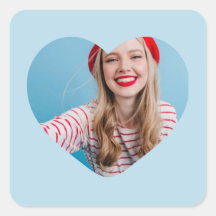 Gepersonaliseerd afbeelding sticker hart