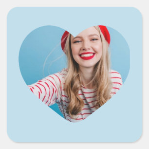 Gepersonaliseerd afbeelding sticker hart