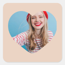 Gepersonaliseerd afbeelding sticker hart