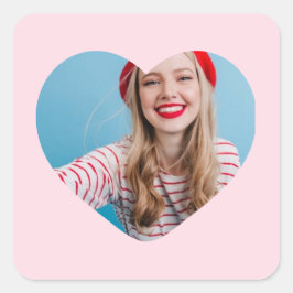 Gepersonaliseerd afbeelding sticker hart