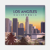 Gepersonaliseerd Afbeelding van Downtown L.A. Cali Magneet (Voorkant)