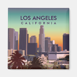 Gepersonaliseerd Afbeelding van Downtown L.A. Cali Magneet