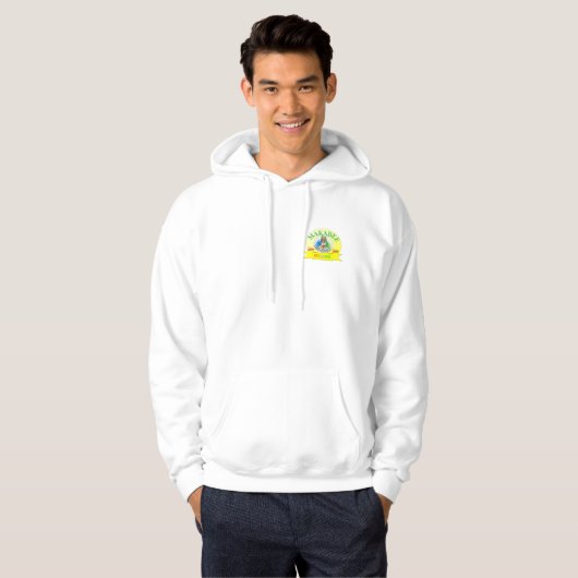 Gepersonaliseerd afgedrukt hoodie (Voorkant volledig)