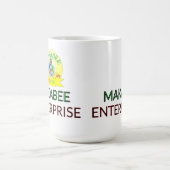 Gepersonaliseerd afgedrukt koffiemok (Center)