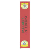 Gepersonaliseerd afgedrukt korte tafelloper (Voorkant)