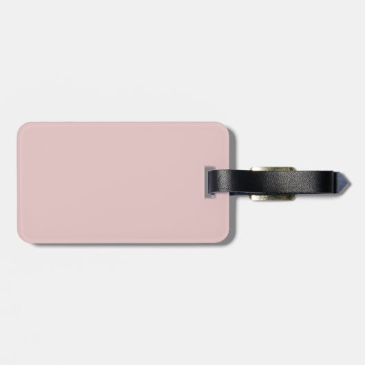 Gepersonaliseerd afgelost Blush roze Christelijk g Bagagelabel (Achterkant horizontaal)
