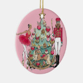 Gepersonaliseerd Afrikaans-Amerikaanse Nutkraker B Keramisch Ornament (Rechts)