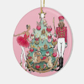 Gepersonaliseerd Afrikaans-Amerikaanse Nutkraker B Keramisch Ornament (Links)