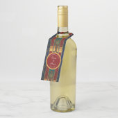 Gepersonaliseerd Afrikaans bruiloft fles Label (Schuin)