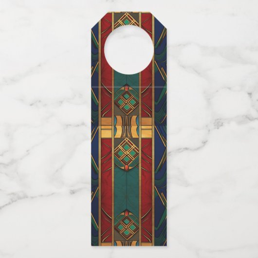 Gepersonaliseerd Afrikaans bruiloft fles Label (Achterkant)