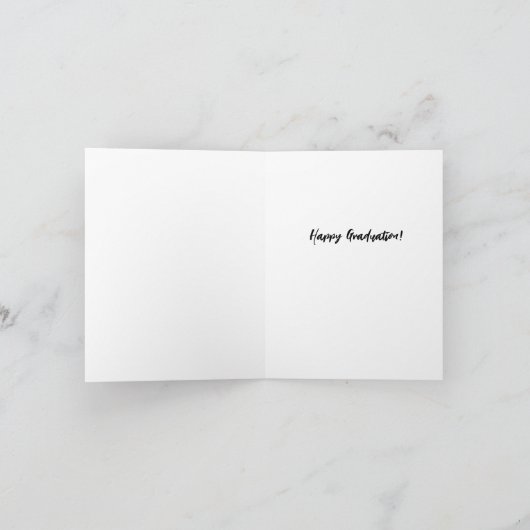 Gepersonaliseerd Afro-Amerikaanse vrouw Afstuderen Kaart (Binnen)