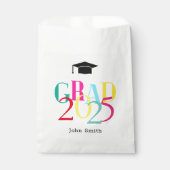 Gepersonaliseerd AFSTUDEERDER 2025 Afstuderen guns Bedankzakje (Voorkant)