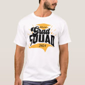 Gepersonaliseerd Afstudeerder Squad Matching Famil T-shirt (Voorkant)