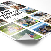 Gepersonaliseerd Afstuderen 13 Fotocollage Poster (Hoek)