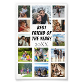 Gepersonaliseerd Afstuderen 13 Fotocollage Poster (Voorkant)