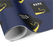 Gepersonaliseerd Afstuderen 2025 cadeau Cadeaupapier (Rol Hoek)