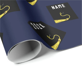 Gepersonaliseerd Afstuderen 2025 cadeau Cadeaupapier